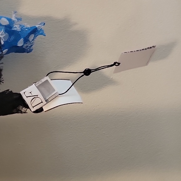 DVF scarf black yellow blue white purple - Picture 5 of 13